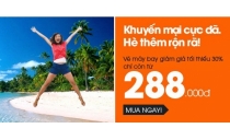 Jetstar Pacific bán vé khuyến mãi dịp hè giá từ 288.000 đồng/vé